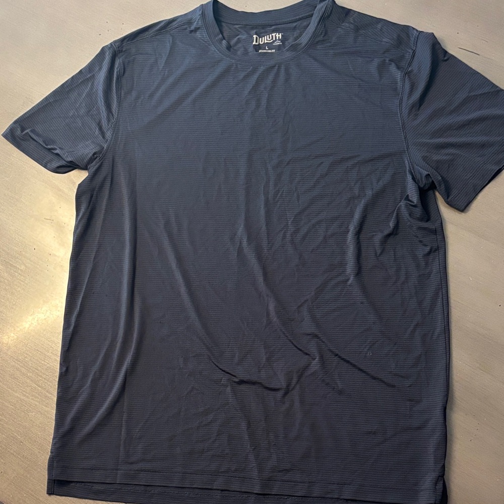 Duluth Trading Co Men's Navy Short Sleeve Tee